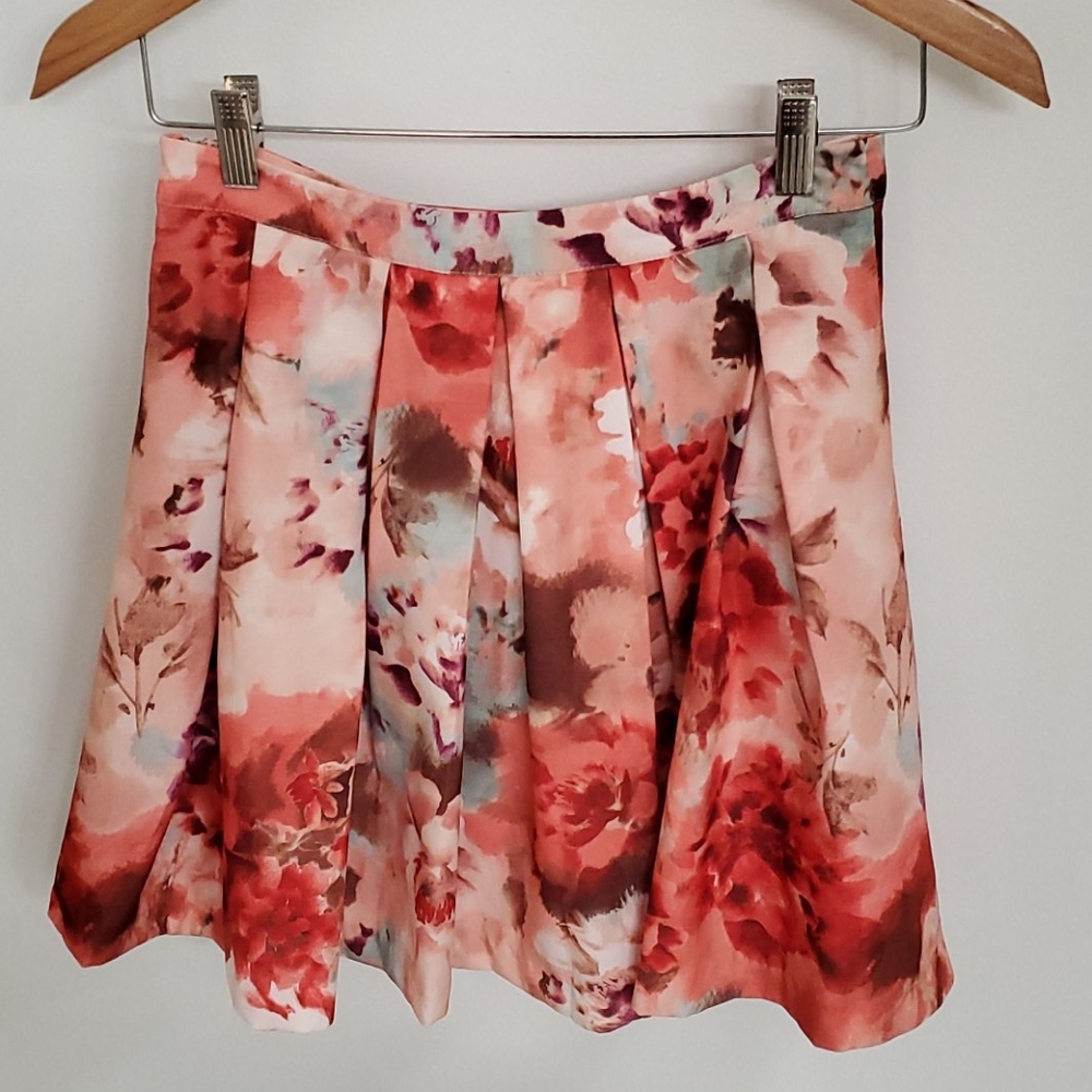 ark & co Pleated Flair Skirt